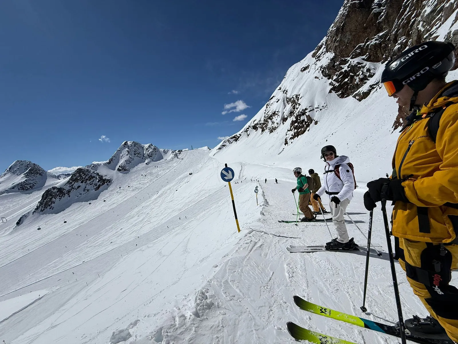 Uitzicht vanaf de Gaislachkogl in Sölden